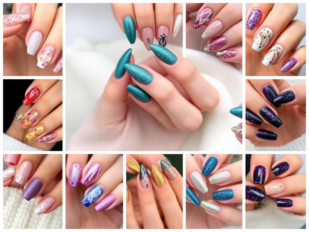 Najnowsze trendy w paznokciach z brokatem na rok 2023 Najnowsze trendy w paznokciach z brokatem na rok 2023