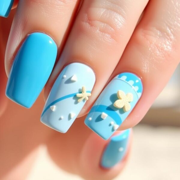 Paznokcie na wakacje: TOP 18 inspiracji (Letnie hybrydy, Wzory)