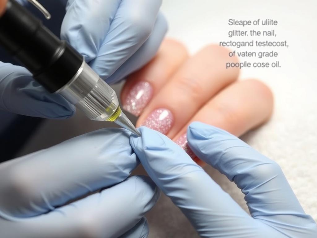 Profesjonalne sekrety przedłużania trwałości paznokci z brokatem Profesjonalne sekrety przedłużania trwałości paznokci z brokatem