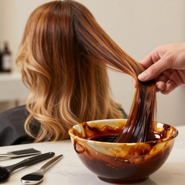 Czym przyciemnić za bardzo rozjaśnione włosy?