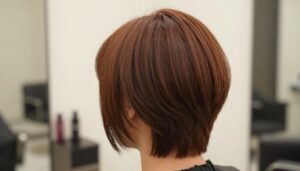 fryzura na grzybka z tyłu