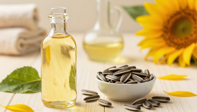 olej słonecznikowy na włosy